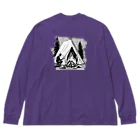 assorted boxのCAMPINGISAFRIEND 白字 Big Long Sleeve T-Shirt