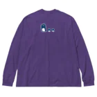 みやつち やえのペンギン親子合体 Big Long Sleeve T-Shirt