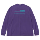 背中でアピールしてるのANEMIA 貧血 Big Long Sleeve T-Shirt