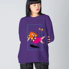 fig-treeの水玉の女04 Big Long Sleeve T-Shirt