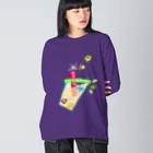 Lily bird（リリーバード）のタピオカ小鳥とミルクティー Big Long Sleeve T-Shirt