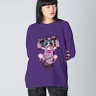 あやしいおばさん くろまめさんの○ュアアルコール（ク○イナー） Big Long Sleeve T-Shirt