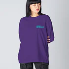 背中でアピールしてるのANEMIA 貧血 Big Long Sleeve T-Shirt