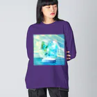 Aimurist のKUKANIST PLANET  ビッグシルエットロングスリーブTシャツ