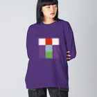 3×3 のドット絵のヒースレジャー - 3×3 のドット絵 Big Long Sleeve T-Shirt