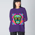 夕凪の凧のsugarskull Big Long Sleeve T-Shirt