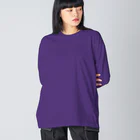 LalaHangeulの외계인(宇宙人) ハングルデザイン Big Long Sleeve T-Shirt