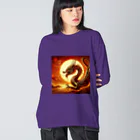 takeichi626のGolden sun and Dragon Big Long Sleeve T-Shirt