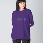 mirinconixの色違いの4機のレトロなロボット Big Long Sleeve T-Shirt