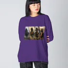 MistyStarkのカウガール Big Long Sleeve T-Shirt