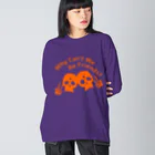 『NG （Niche・Gate）』ニッチゲート-- IN SUZURIのWhy Can't We Be Friends?（橙） Big Long Sleeve T-Shirt