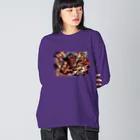 伏鬼洋服店のAttack of The Oni Big Long Sleeve T-Shirt