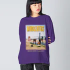 MUD AND LOTUSのBEACH-BIG LONG TEE ビッグシルエットロングスリーブTシャツ