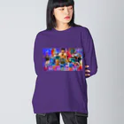 さな/筋肉定食のキンニクテイショク⑤ Big Long Sleeve T-Shirt