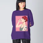 牡丹ちゃんのポ☆キー！☆ッキー！ポッ☆ー！ Big Long Sleeve T-Shirt