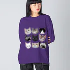 猫とやっし～ぃのアレコレのいろんな猫ちゃん9 Big Long Sleeve T-Shirt