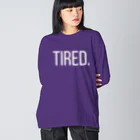 tired.の【オータム】"We must rest." by tired. ビッグシルエットロングスリーブTシャツ