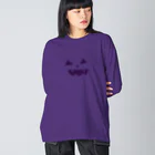 ゆずずショップのハロウィンおばけカボチャ🎃 Big Long Sleeve T-Shirt