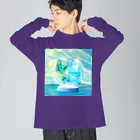 Aimurist のKUKANIST PLANET  Big Long Sleeve T-Shirt