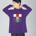 3×3 のドット絵のヒースレジャー - 3×3 のドット絵 Big Long Sleeve T-Shirt