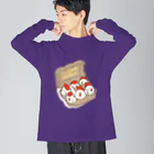 なたね。のニワトリたまご6羽パック(濃色向け) Big Long Sleeve T-Shirt