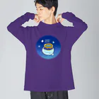 もふもふ堂の水瓶座 ビッグシルエットロングスリーブTシャツ