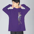 ナマケモノ雑貨店 SUZURI出張所のピラティス Big Long Sleeve T-Shirt