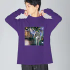 OWAYON ∞ （オワヨン　インフィニティ）の【引退馬支援企画】TUKGA KIREI DESUNE Big Long Sleeve T-Shirt