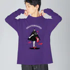 リュウラクドウのスケボーを楽しむ唐傘お化け Big Long Sleeve T-Shirt