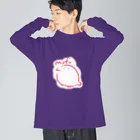 ちぃーかまぷらねっとのレオナルド•モフ ビッグシルエットロングスリーブTシャツ