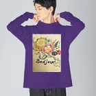 inainaibahのボンジュール Big Long Sleeve T-Shirt