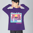 ファクトンのVaporwave ビッグシルエットロングスリーブTシャツ