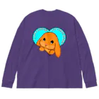 LalaHangeulのLop eared rabbit(ロップイヤーラビット) 英語バージョン Big Long Sleeve T-Shirt