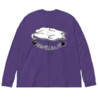 LalaHangeulの猫が寝転んだ Big Long Sleeve T-Shirt