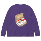 なたね。のニワトリたまご6羽パック(濃色向け) Big Long Sleeve T-Shirt