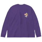 ちょべりグッズ 2号店のうつむき　胸元 Big Long Sleeve T-Shirt