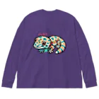 Archaic_Reptileのヒョウモントカゲモドキ「どした」 Big Long Sleeve T-Shirt