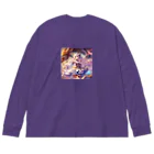 終わらない夢🌈の魔法を操る少女と守護龍✨シリーズ① Big Long Sleeve T-Shirt