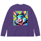 tsukino-utenaの驚愕するウサギ Big Long Sleeve T-Shirt