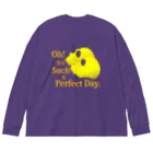 『NG （Niche・Gate）』ニッチゲート-- IN SUZURIのOh! It's Such A Perfectday.（黄色） Big Long Sleeve T-Shirt