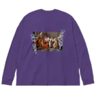 刻々珈琲のカエサル×コーヒー Big Long Sleeve T-Shirt