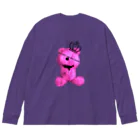 💜Salon de Lucia💜のRoyal Teddy  RASPBERRY ビッグシルエットロングスリーブTシャツ