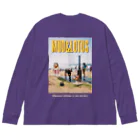 MUD AND LOTUSのBEACH-BIG LONG TEE ビッグシルエットロングスリーブTシャツ