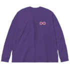 薄旅さなぎのコルセットリボンピンク Big Long Sleeve T-Shirt