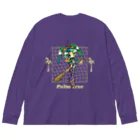 めめ郎のヤシの人_背景なし Big Long Sleeve T-Shirt