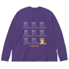 幽囚の箱庭　SUZURI店の【SleemaL】ナミル Big Long Sleeve T-Shirt