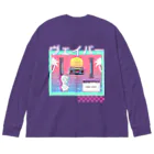 ファクトンのVaporwave ビッグシルエットロングスリーブTシャツ