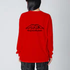 AND-PRODUCTS.COMのAND PRODUCTS #5 ブラックアウトライン仕様 Big Long Sleeve T-Shirt