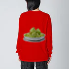 でおきしりぼ子の実験室のMELON-Ready to eat. ビッグシルエットロングスリーブTシャツ