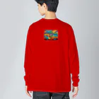 テフラんずのサイケデリックアート Big Long Sleeve T-Shirt